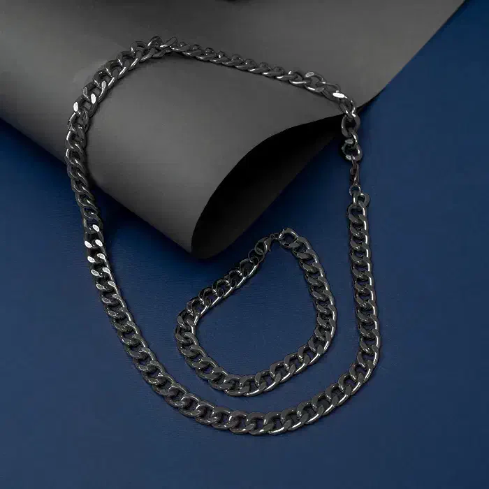 نیم ست گردنبند و دستبند مردانه ( پرداخت درب منزل )|بدلیجات|تهران, فلسطین (میدان انقلاب)|دیوار