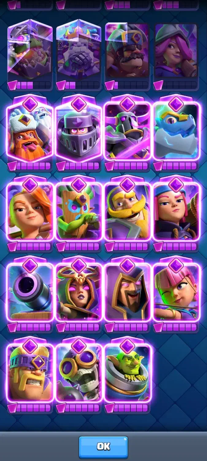 کلش رویال ۶ساله ۲۲ مهره لول ۱۵ و ۴۸ مهره لول ۱۴|کنسول، بازی ویدئویی و آنلاین|تهران, بازار|دیوار