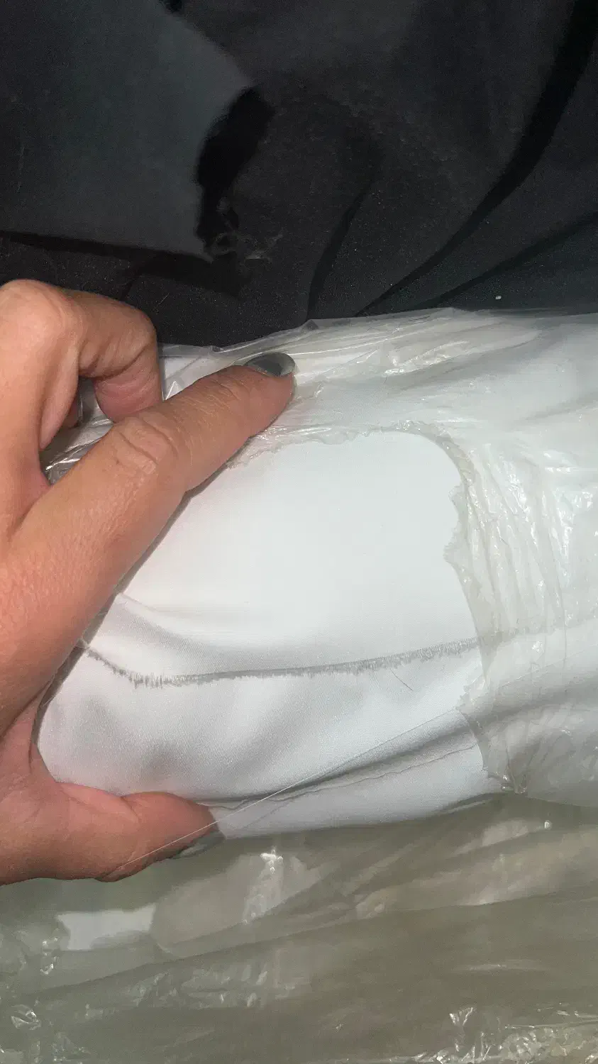 طاقه پُپلین خارجی سفیدمشکی قواره‌دار بفروش می‌رسد|لوازم خیاطی و بافتنی|تهران, دربند|دیوار