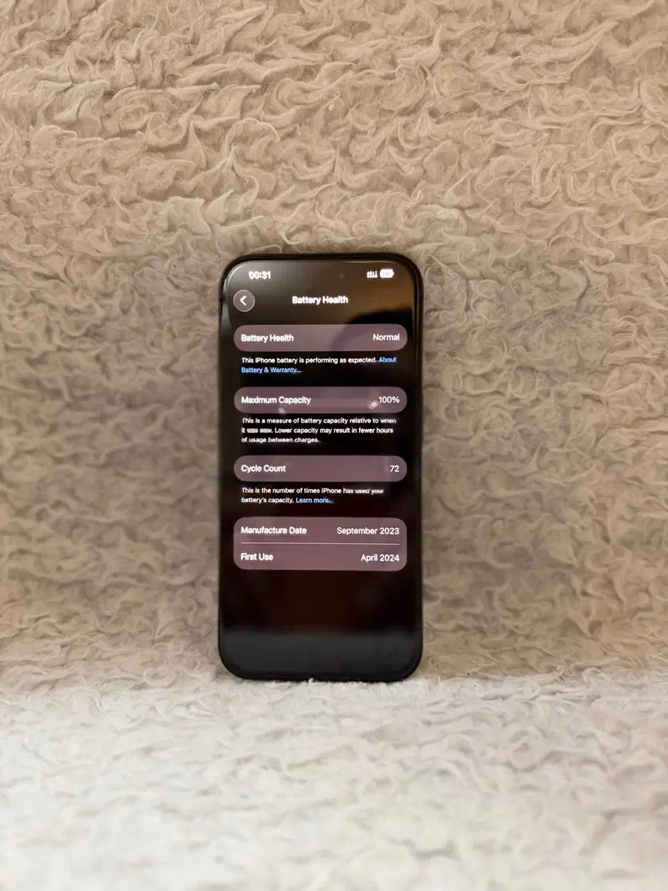 آیفون ۱۵پرو باتری ۱۰۰ریجستر شده|موبایل|کرج, کوی امامیه|دیوار