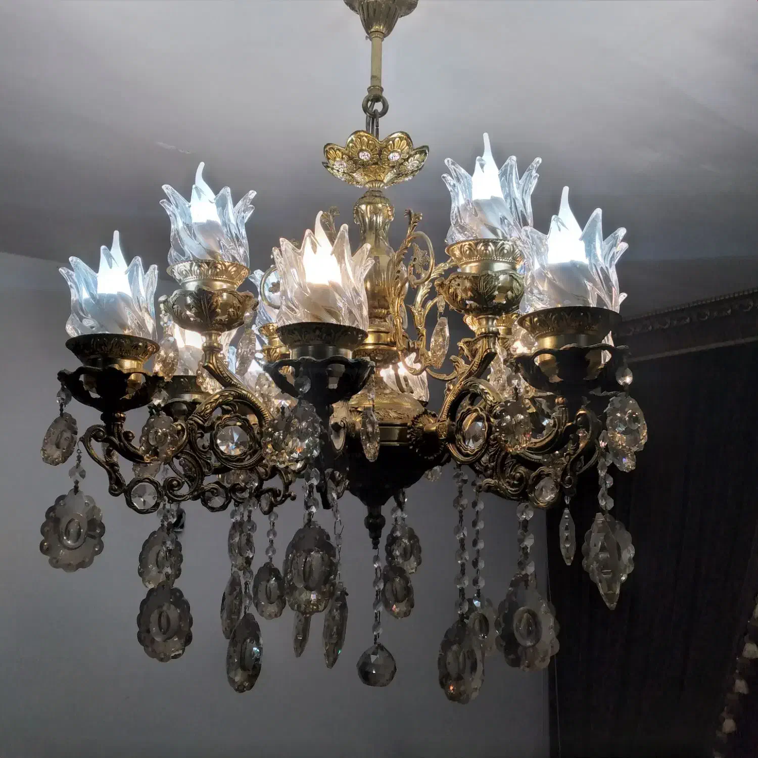 لوستر سنگین وزن|لوستر و چراغ آویز|تبریز, |دیوار