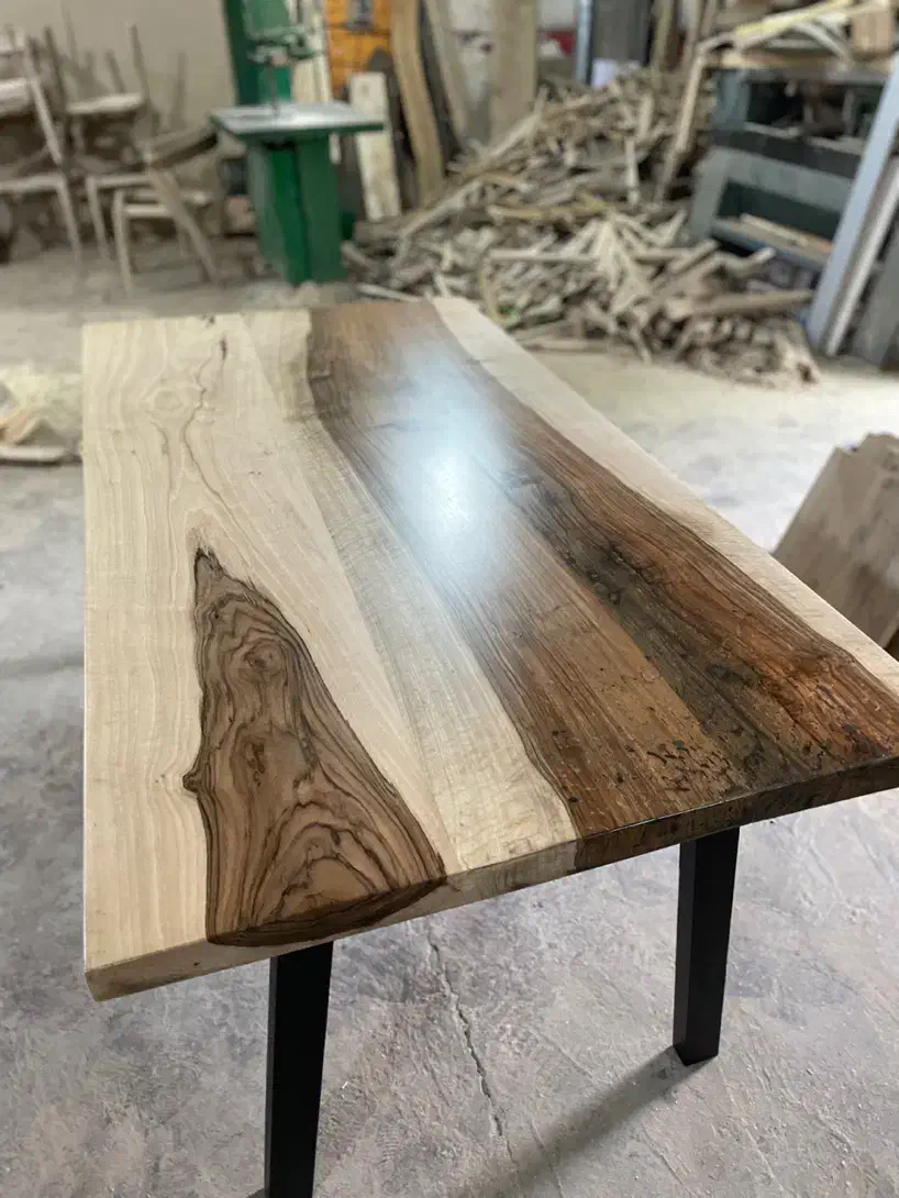 میز ناهارخوری شش نفره چوب گردو ابعاد 160*85|میز و صندلی غذاخوری|تهران, آبشار|دیوار