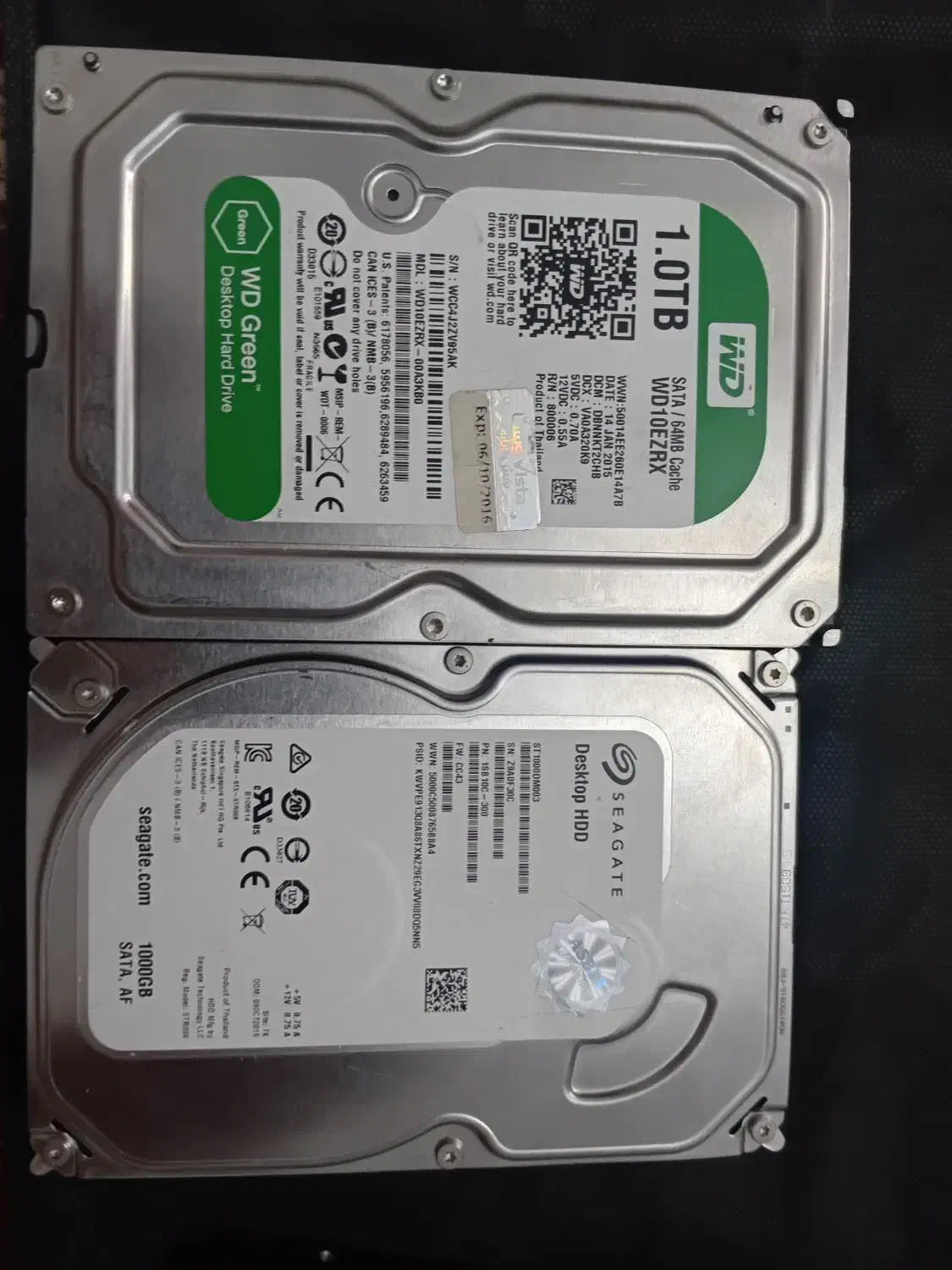 هارد ۱tbو۵۰۰gرمddr3لبتاب وپی سی ۴g|قطعات و لوازم جانبی رایانه|ری, حمزهآباد|دیوار