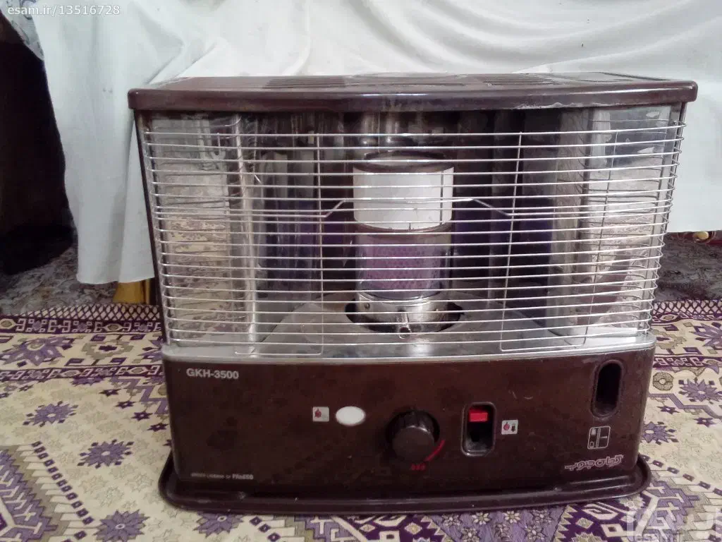 چراغ نفتی گرمای جنوب در حد نو بخاری گازی|بخاری، هیتر، شومینه|سراوان, |دیوار