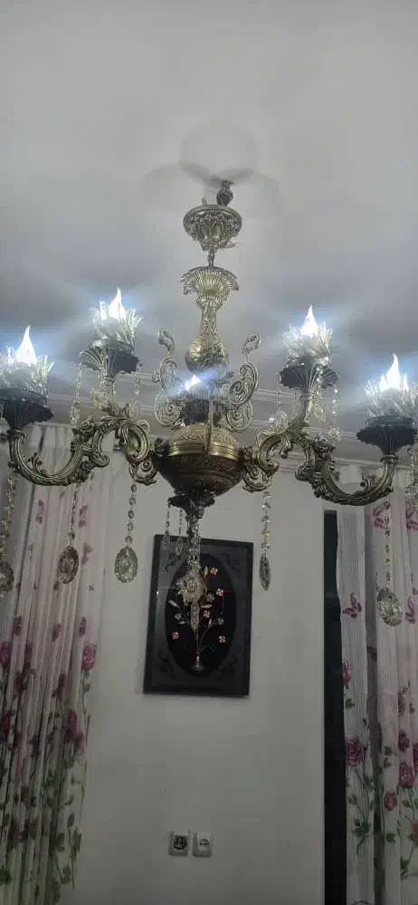 لوستر|لوستر و چراغ آویز|بم, |دیوار