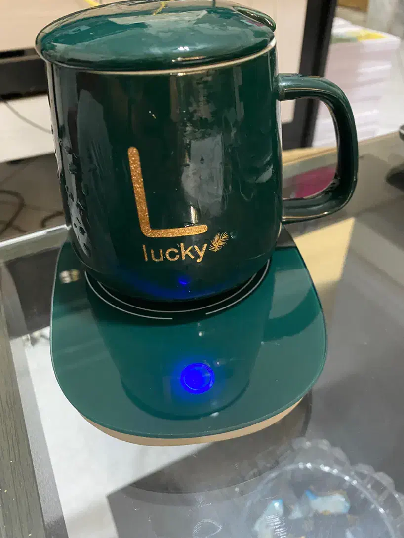 لیوان (ماگ) همراه گرم کننده برقی|سماور، چای‌ساز، قهوه‌ساز|گرگان, |دیوار