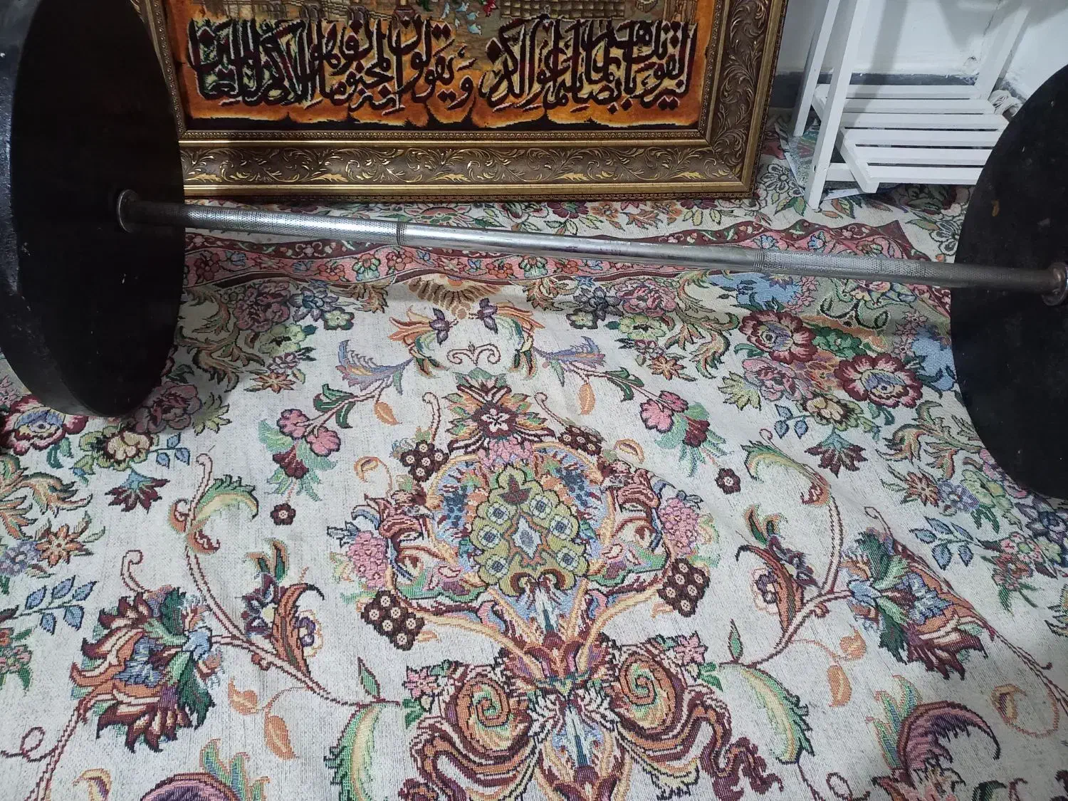 هالتر ۴۰ کیلویی هر صفحه ۲۰ کیلو|تجهیزات ورزشی|هشتگرد, هشتگرد قدیم|دیوار