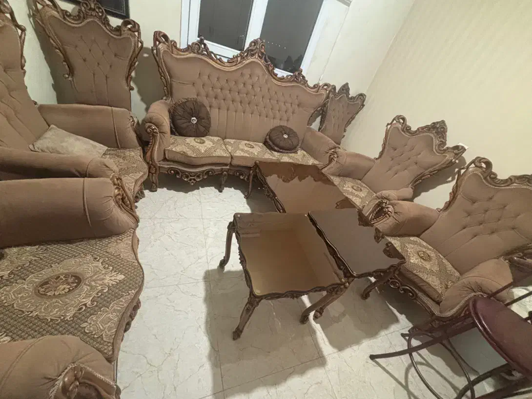 مبل استیل ۹نفره|مبلمان خانگی و میز عسلی|اراک, |دیوار