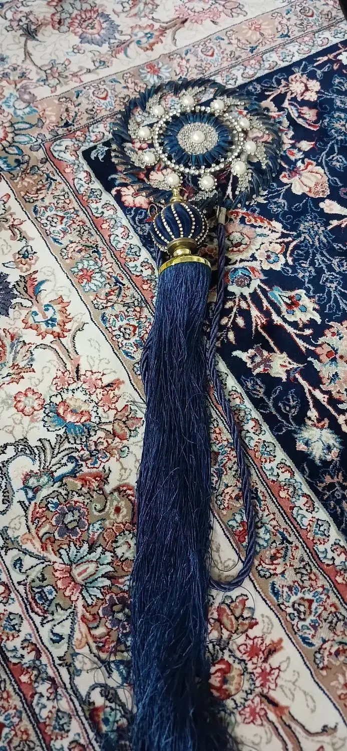 آویز پرده گل|پرده، رانر، رومیزی|قم, ولیعصر|دیوار