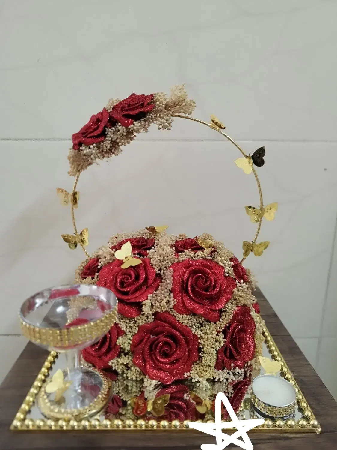 سینی حنا|صنایع دستی و سایر لوازم تزئینی|شیراز, ریاستی|دیوار
