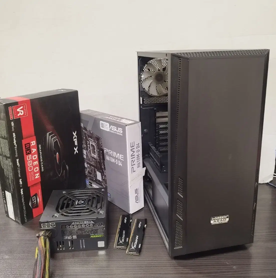 سیستم کامل گیمینگ نسل ۱۲ ایسوس h610 rx580 گارانتی|رایانه رومیزی|تهران, جمهوری|دیوار