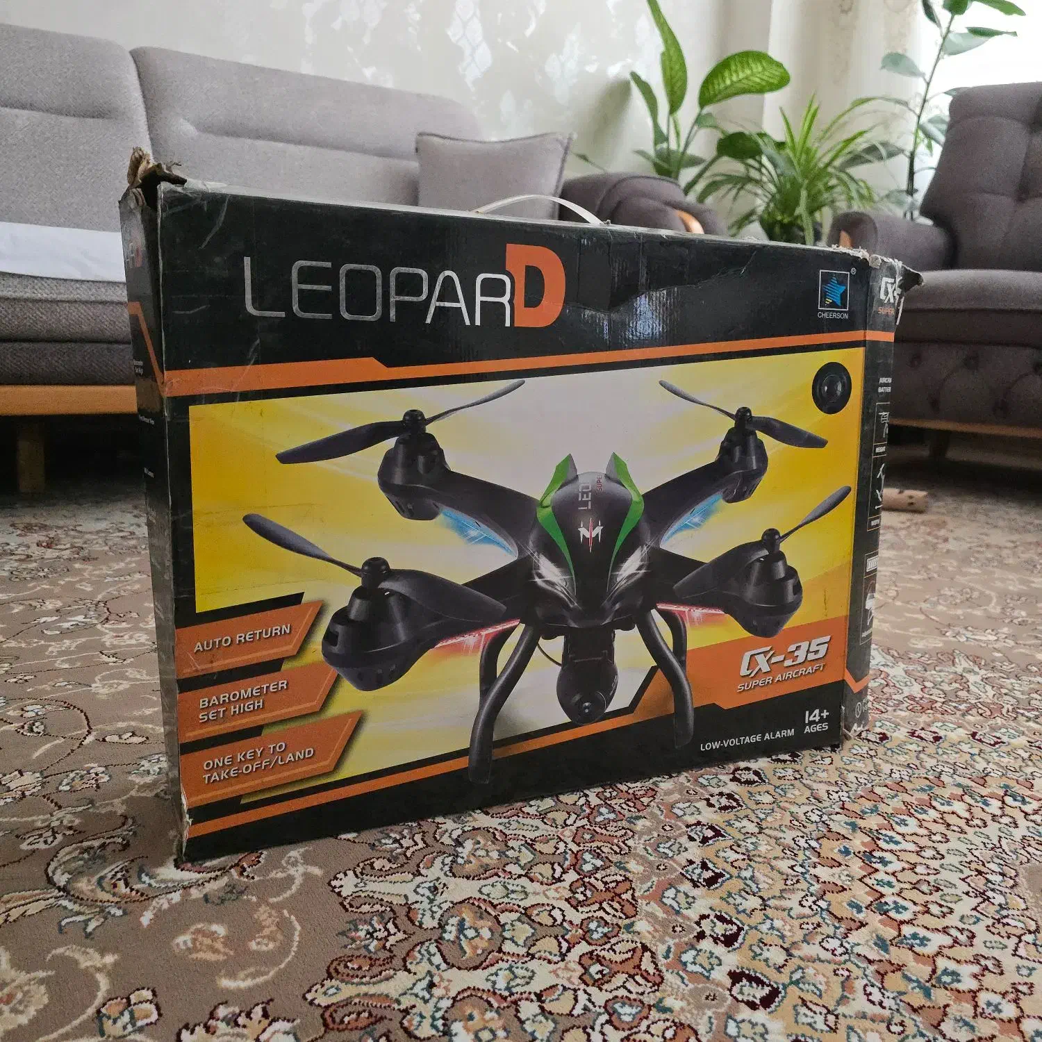 کوادکوپتر نیمه حرفه ای لئوپارد برند چریسان|اسباب‌‌بازی|قم, شاه سید علی|دیوار