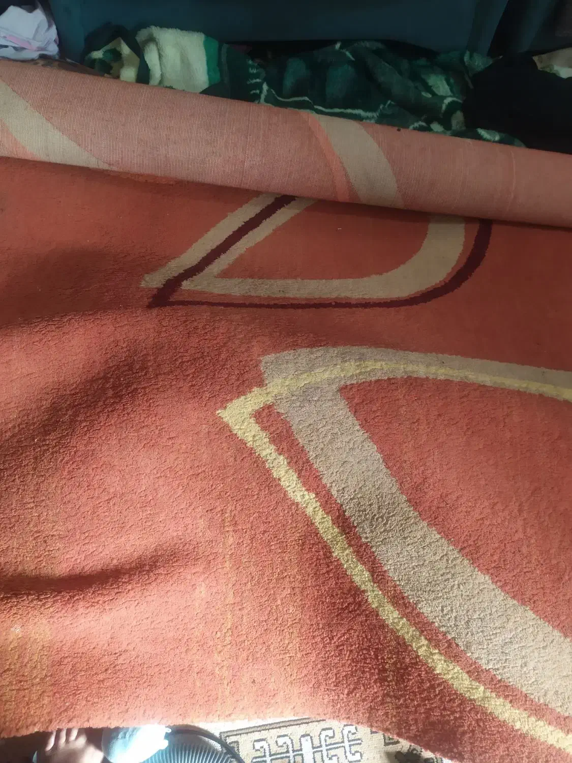 گلیم دودردو و کناره یک دریک نیم ۸۵۰|گلیم، جاجیم، گبه|قم, چهل اختران|دیوار