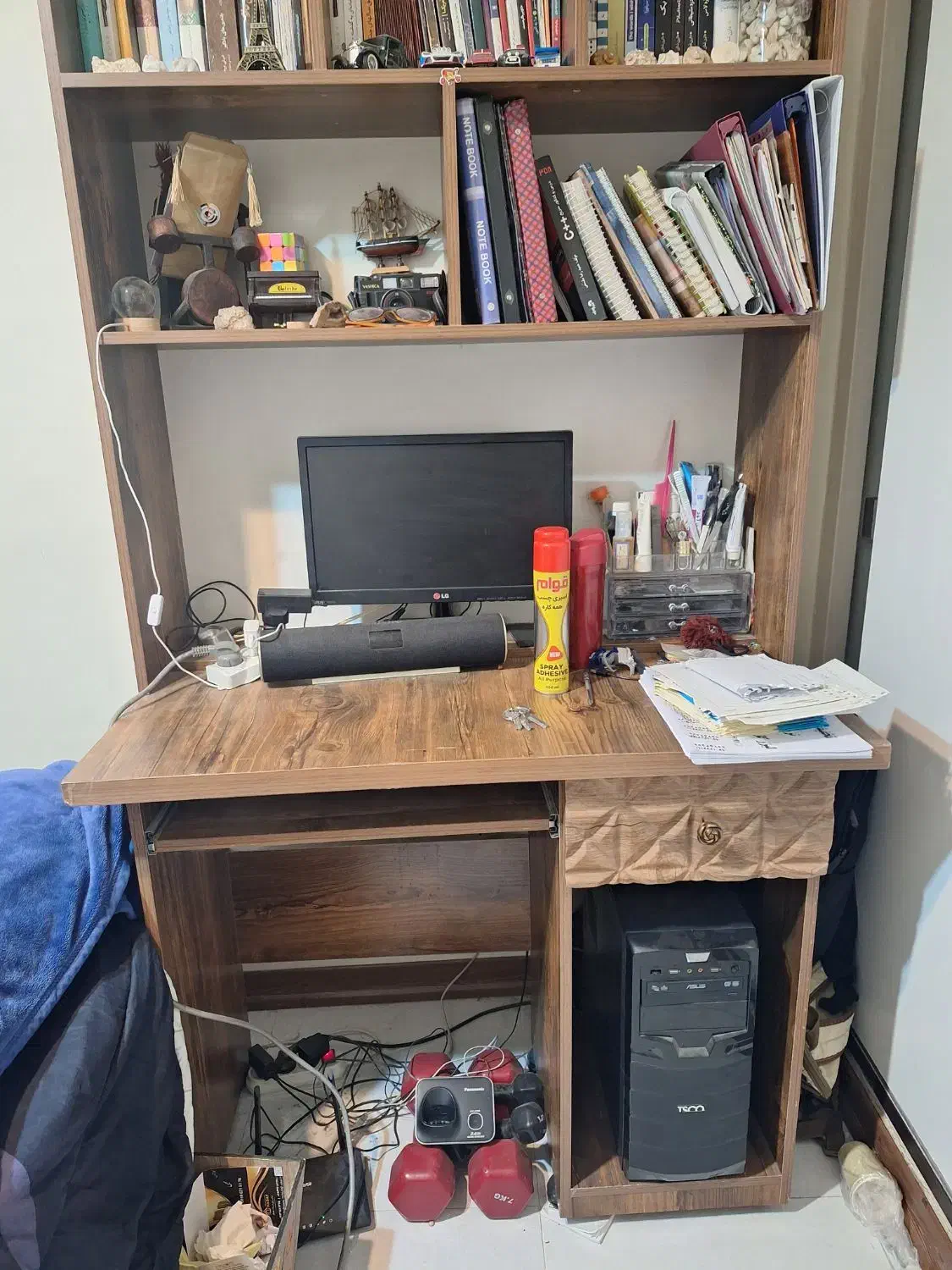 میز کامپیوتر و کتابخانه|میز تحریر و کامپیوتر|تهران, جیحون|دیوار