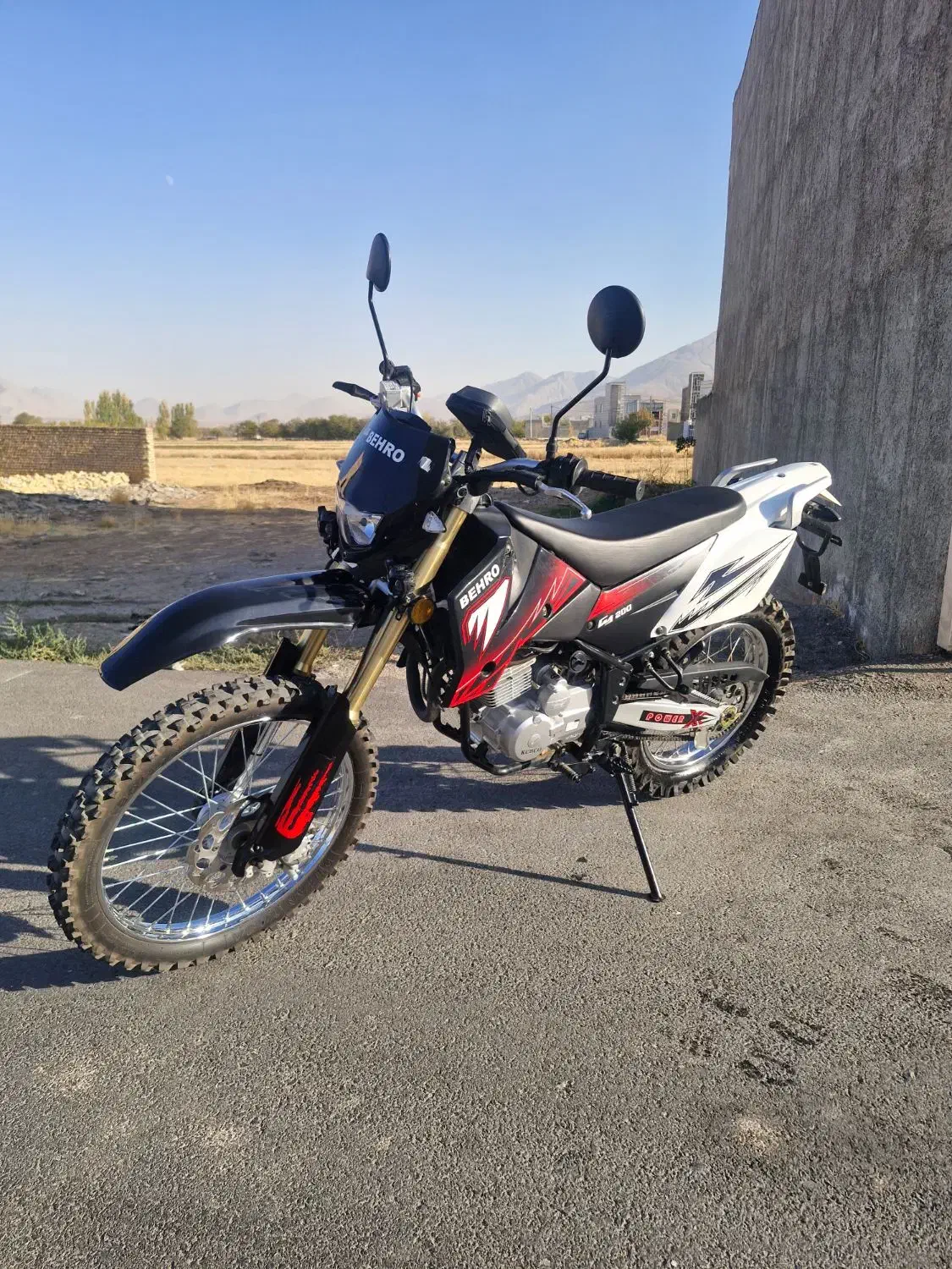 موتور تریل بهرو 200|موتورسیکلت|شازند, |دیوار