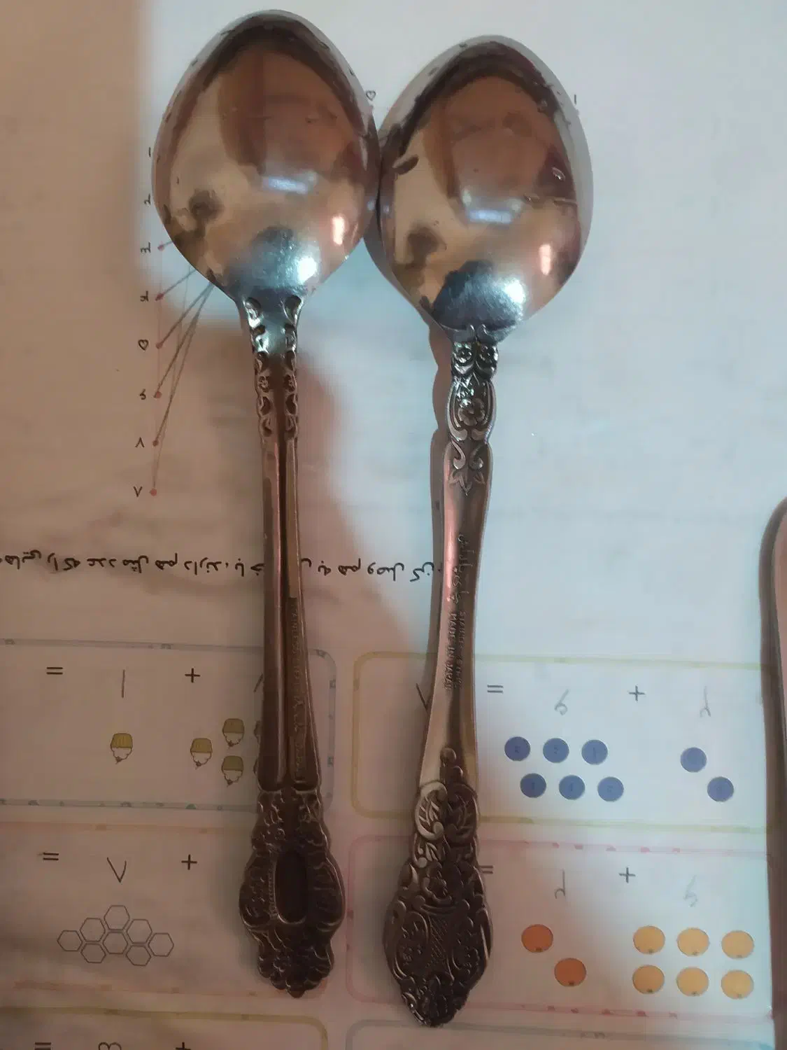 قاشق غذاخوری قدیمی|کلکسیون اشیاء عتیقه|مشهد, کشف|دیوار