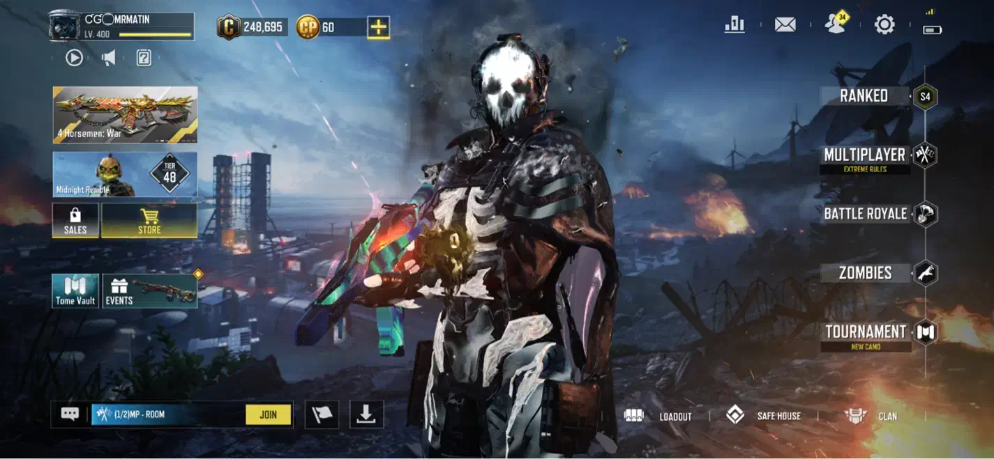 اکانت کالاف دیوتی موبایل|کنسول، بازی ویدئویی و آنلاین|قم, نیروگاه|دیوار