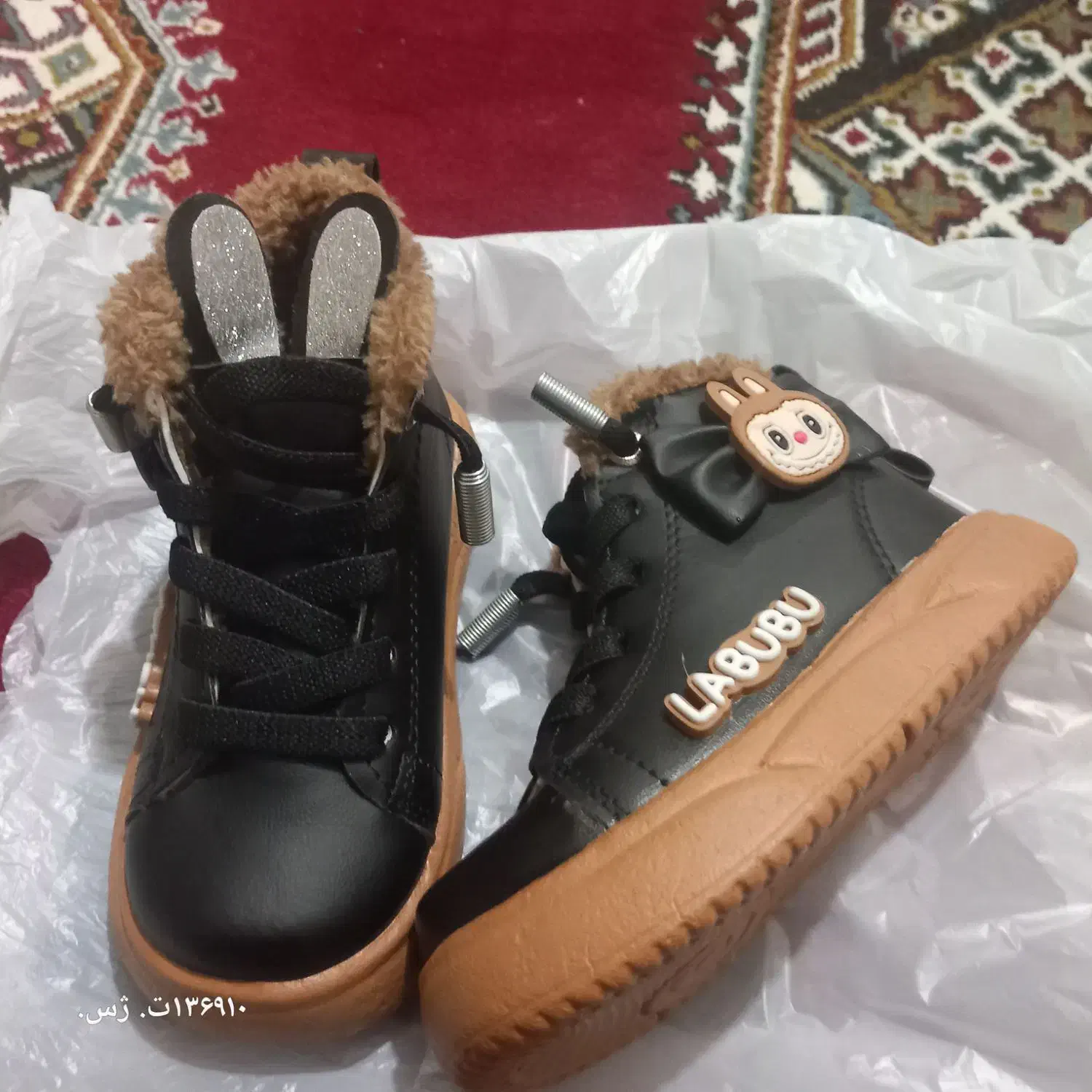 پوتین بچگانه طرح لبوبو|کفش و لباس بچه|فیروزکوه, |دیوار