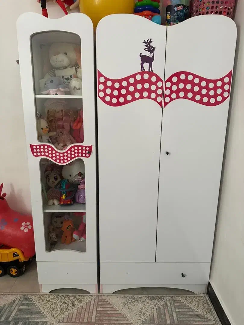 سرویس خواب و کمد و بوفه بچگانه|تخت و سرویس خواب|ارومیه, |دیوار