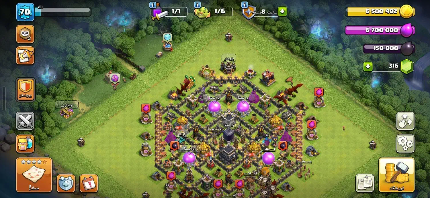 اکانت کلش تان نوه|کنسول، بازی ویدئویی و آنلاین|خنداب, |دیوار