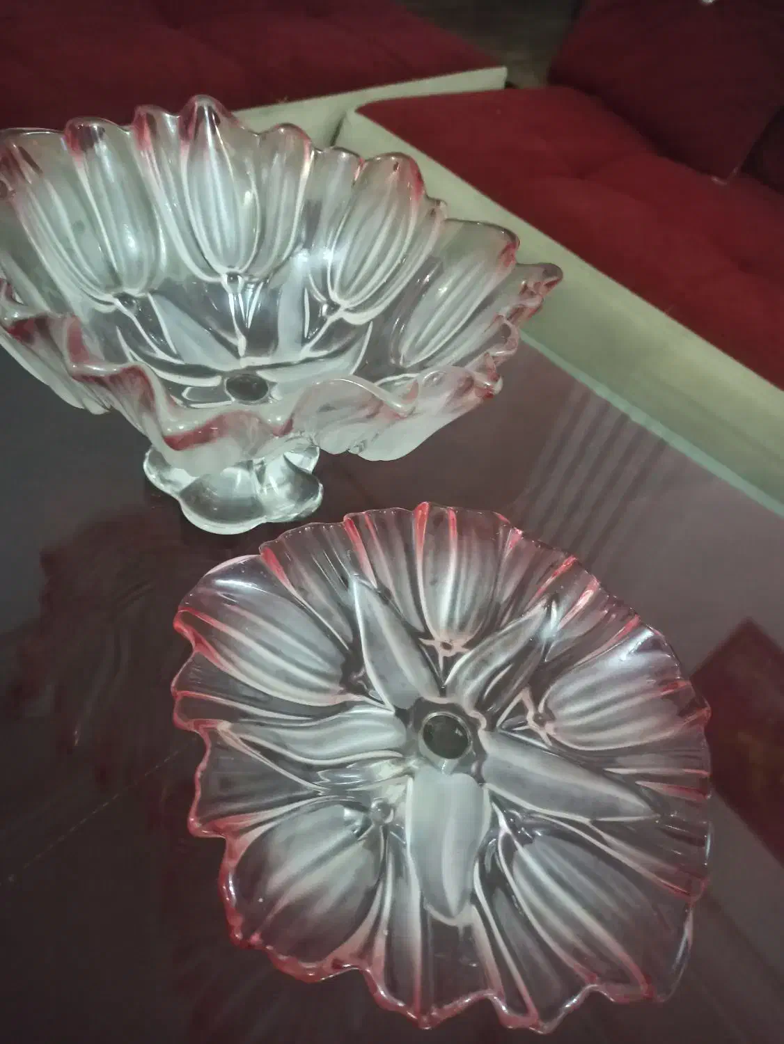 میوه خوری و شیرینی خوری کریستال|ظروف سرو و پذیرایی|رشت, پاستوریزه|دیوار