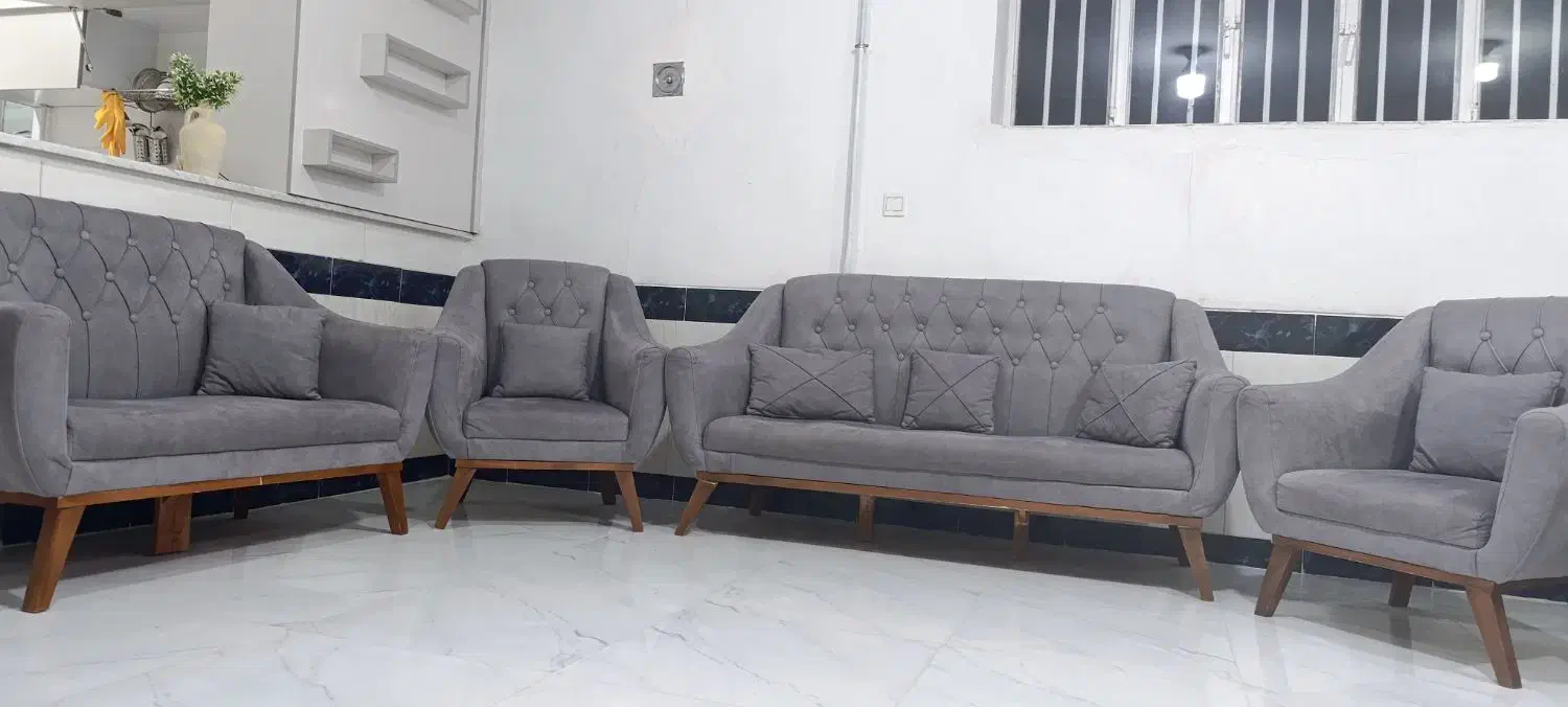 مبل 7نفره|مبلمان خانگی و میز عسلی|ربط, |دیوار