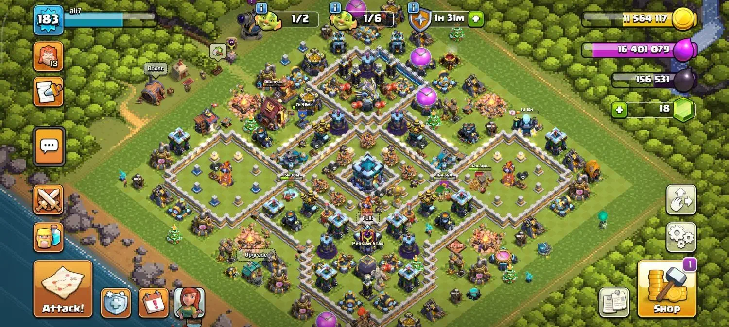 اکانت کلش|کنسول، بازی ویدئویی و آنلاین|مرودشت, مجد آباد|دیوار