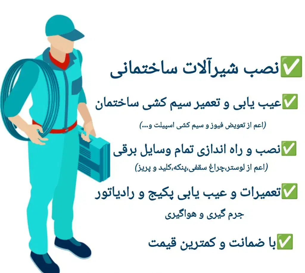 برقکار.نصب تمامی تجهیزات ساختمانی و برقی روشنایی|خدمات پیشه و مهارت|کردکوی, |دیوار