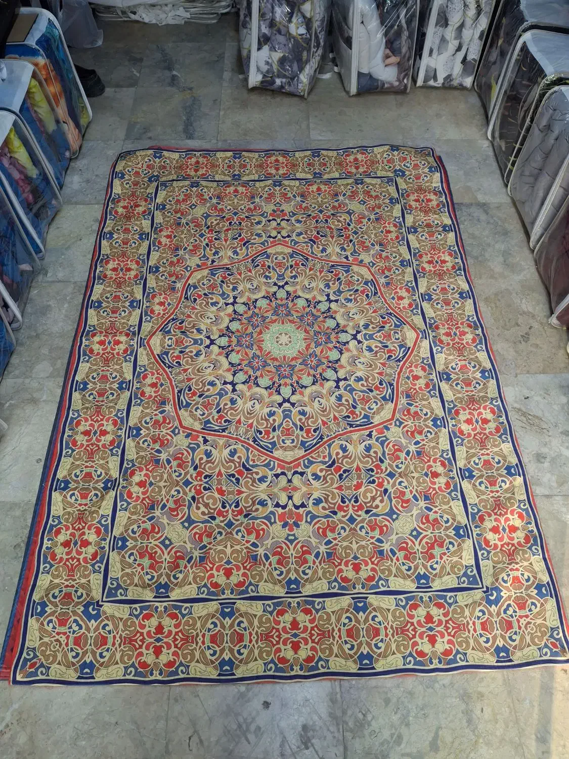 رو میزی و زیر سفره مخمل نگار|پرده، رانر، رومیزی|مشهد, مصلی (کارمندان اول)|دیوار