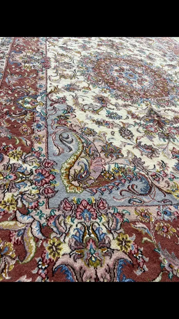 یه جفت فرش دستباف طرح خطیبی تبریز نیشاپور ۳۰رج|فرش|زنجان, |دیوار