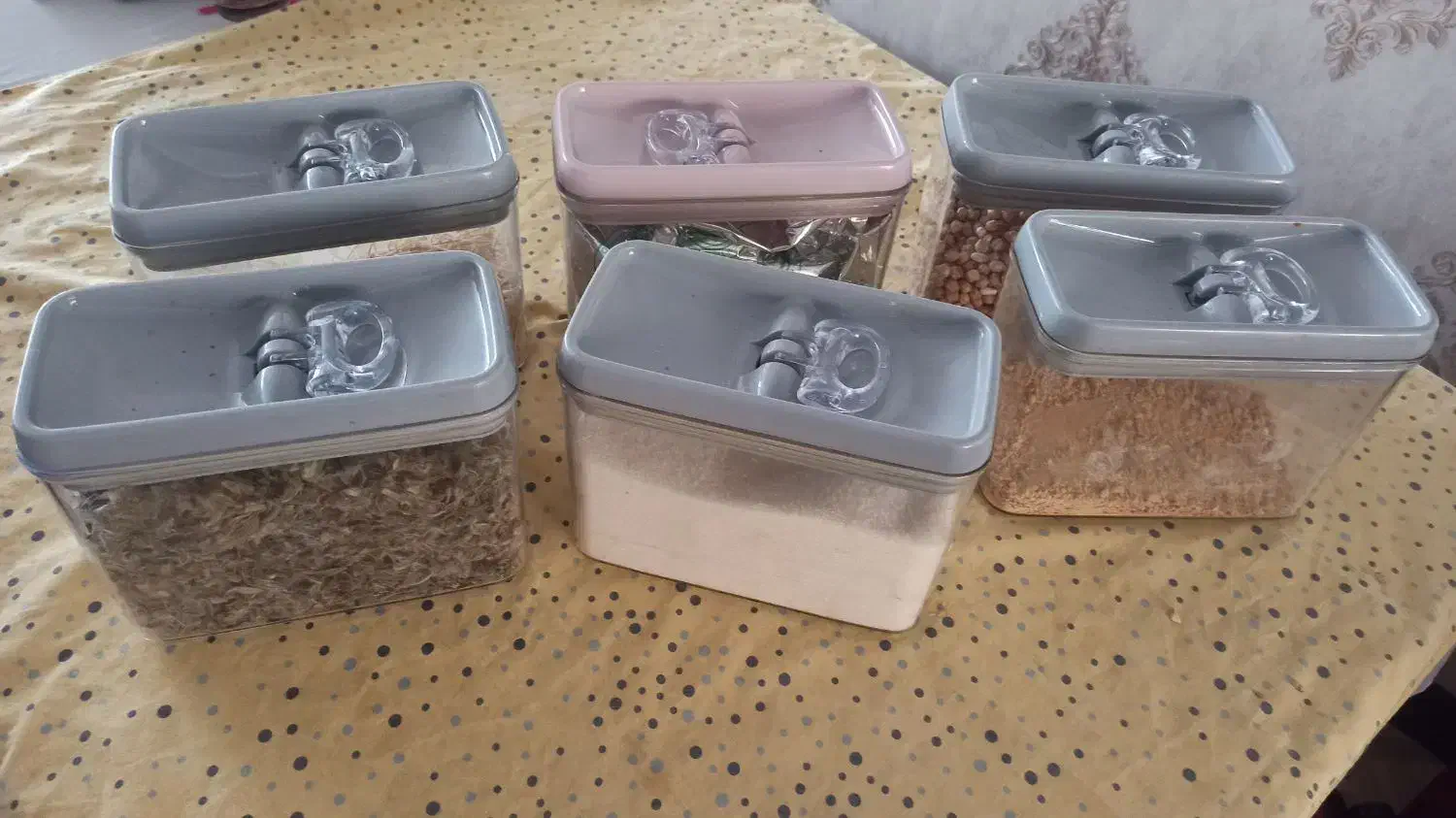 بانکه های نگهداری حبوبات و تنقلات|ظروف نگهدارنده، پلاستیکی، یکبارمصرف|همدان, |دیوار