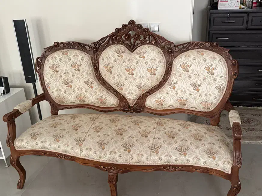 مبل تمام چوب کلاسیک|مبلمان خانگی و میز عسلی|دماوند, گیلاوند|دیوار