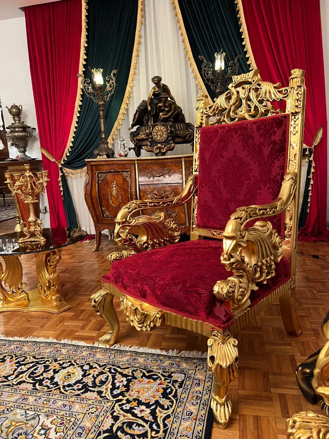 سرویس مبلمان و غذاخوری سلطنتی برند استیل برلیان|مبلمان خانگی و میز عسلی|تهران, تهرانپارس جنوبی|دیوار