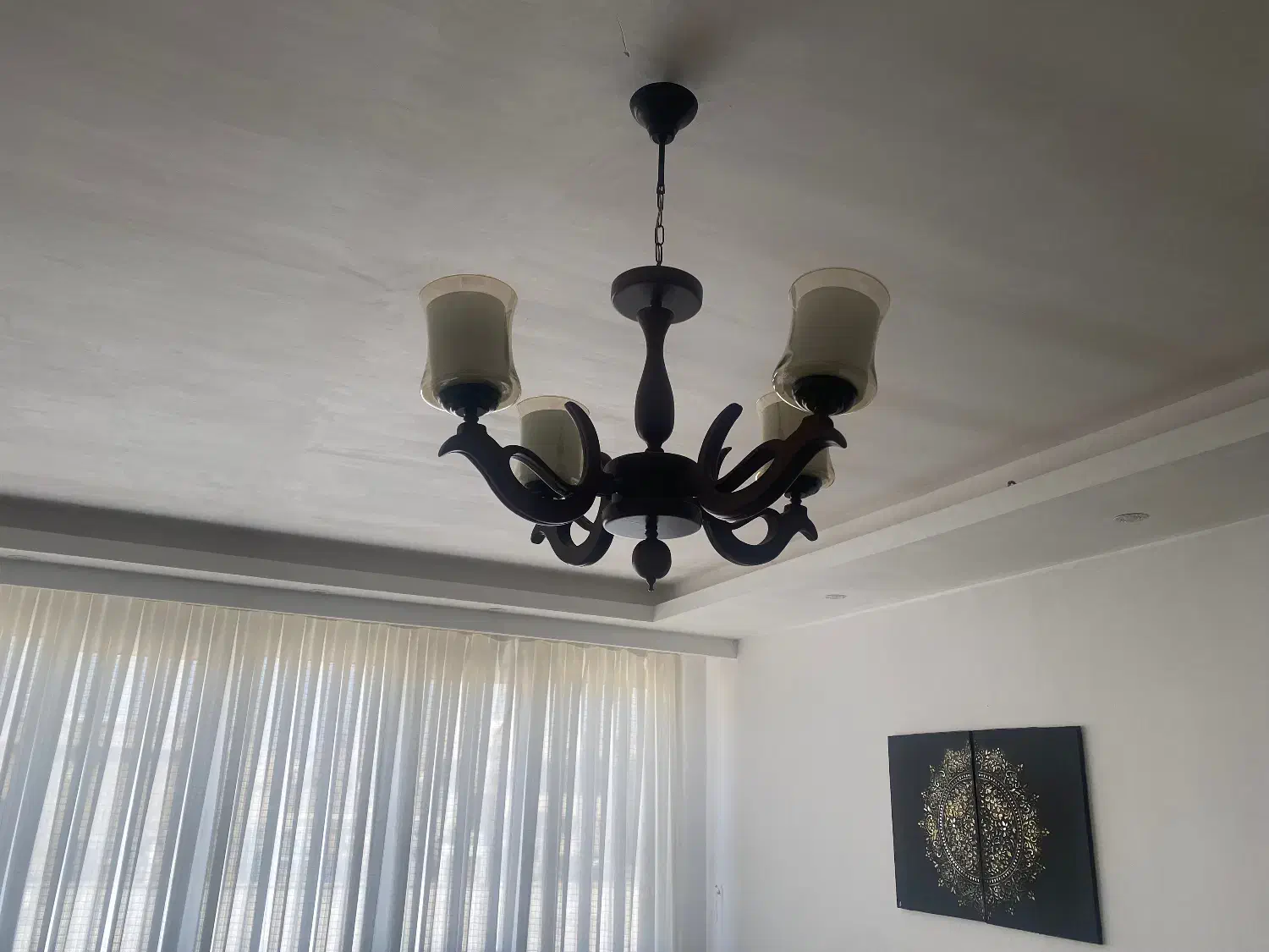 لوستر چهارشاخه نو|لوستر و چراغ آویز|کرج, شهرک بنفشه|دیوار