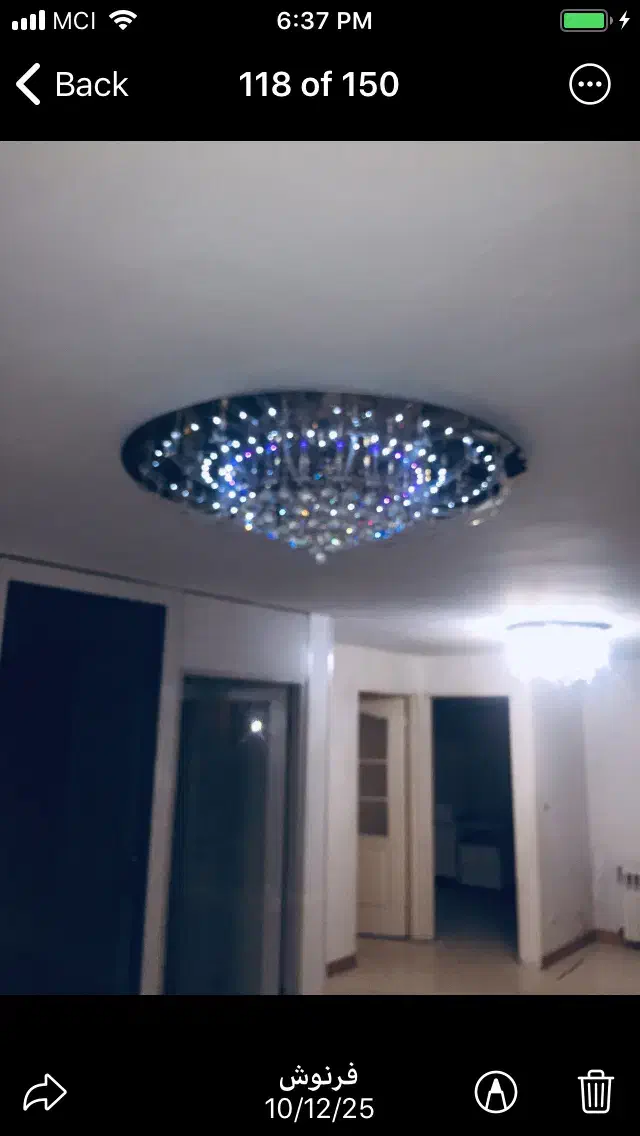 لوستر سقفی|لوستر و چراغ آویز|تهران, محمودیه|دیوار