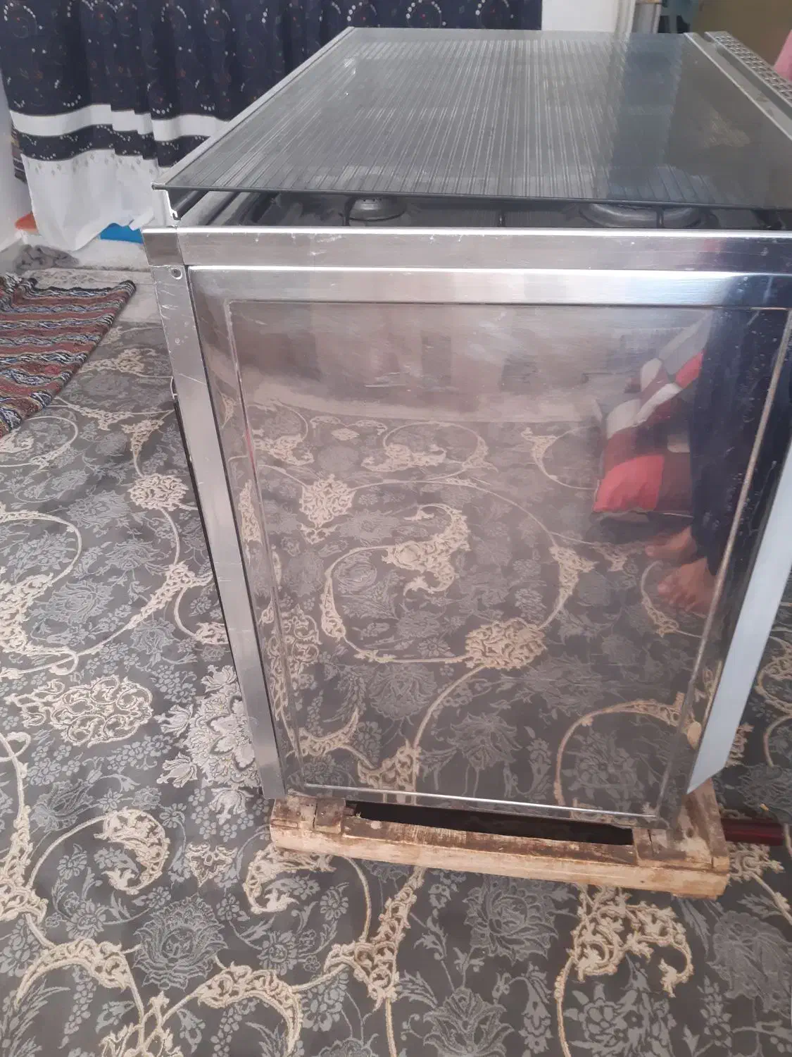 اجاق گاز پنج شعله استیل فردار کارکرده|اجاق گاز و لوازم برقی پخت‌وپز|اسفراین, |دیوار