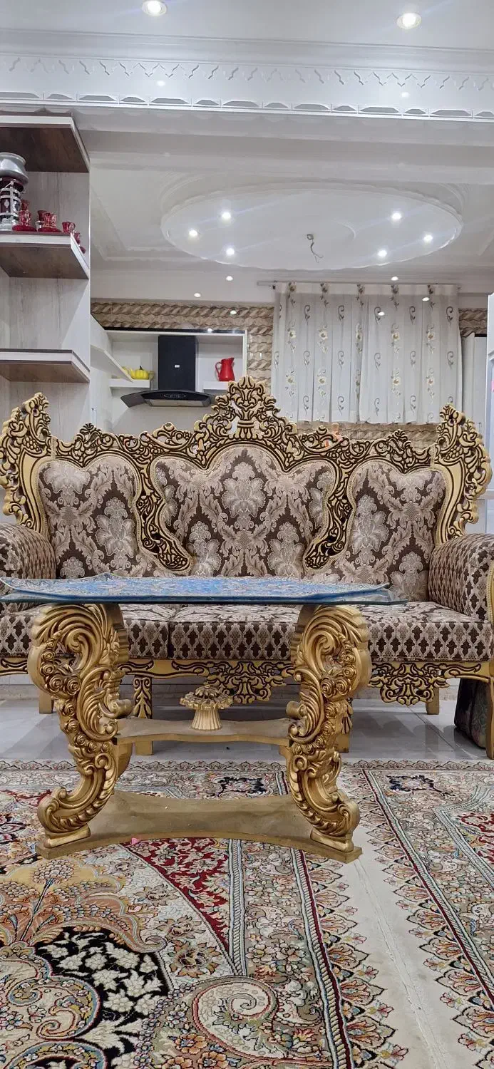 مبل سلطنتی|مبلمان خانگی و میز عسلی|یزد, |دیوار
