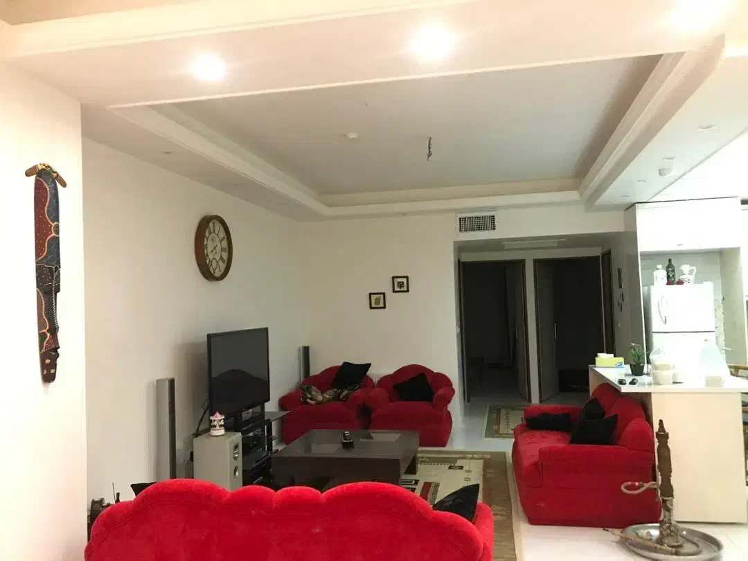 مبل ۸ نفره قرمز|مبلمان خانگی و میز عسلی|گرمدره, |دیوار