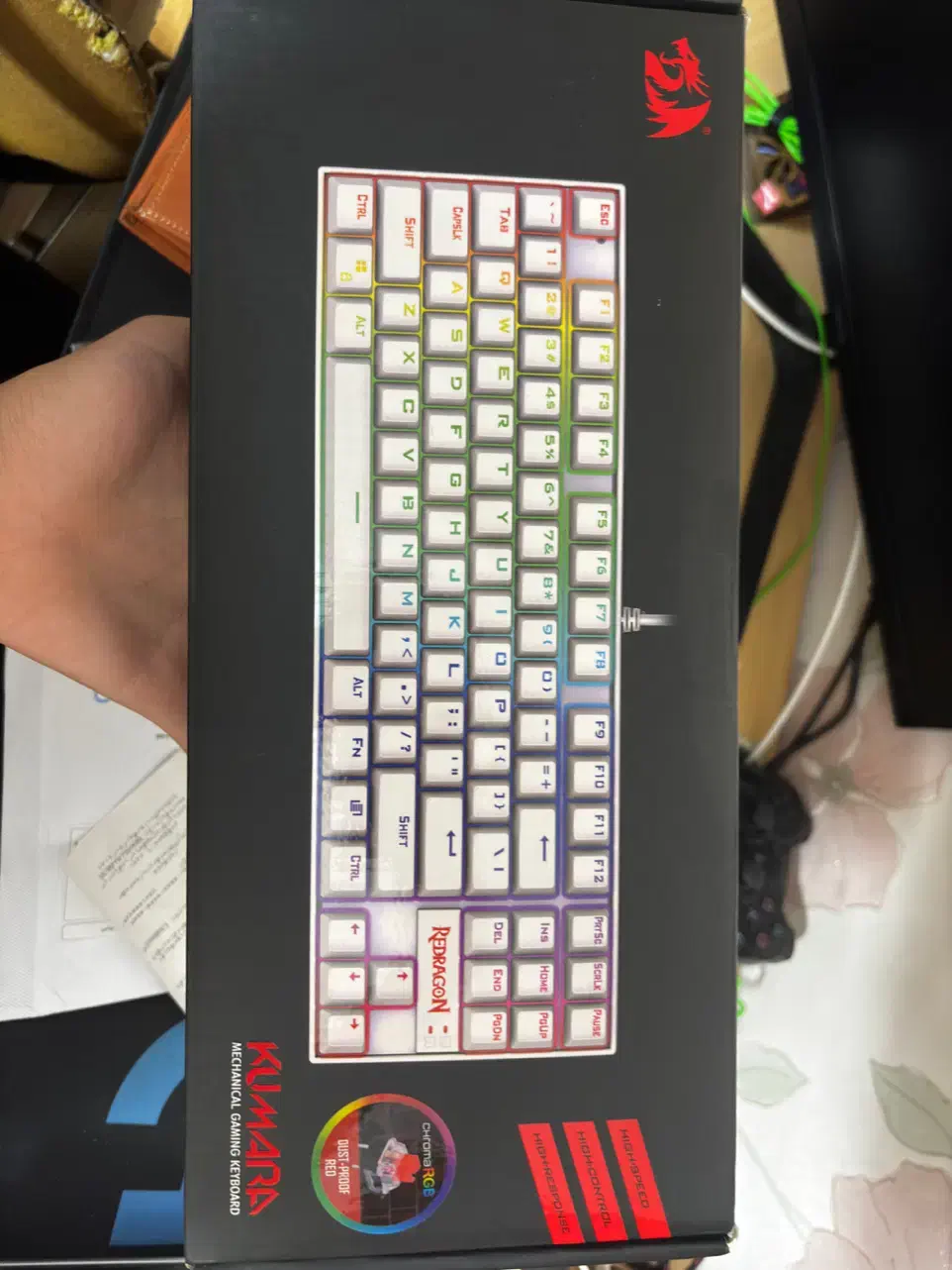 کیبورد گیمینگ رد راگون مدل k552 سفید|قطعات و لوازم جانبی رایانه|تهران, ارم|دیوار