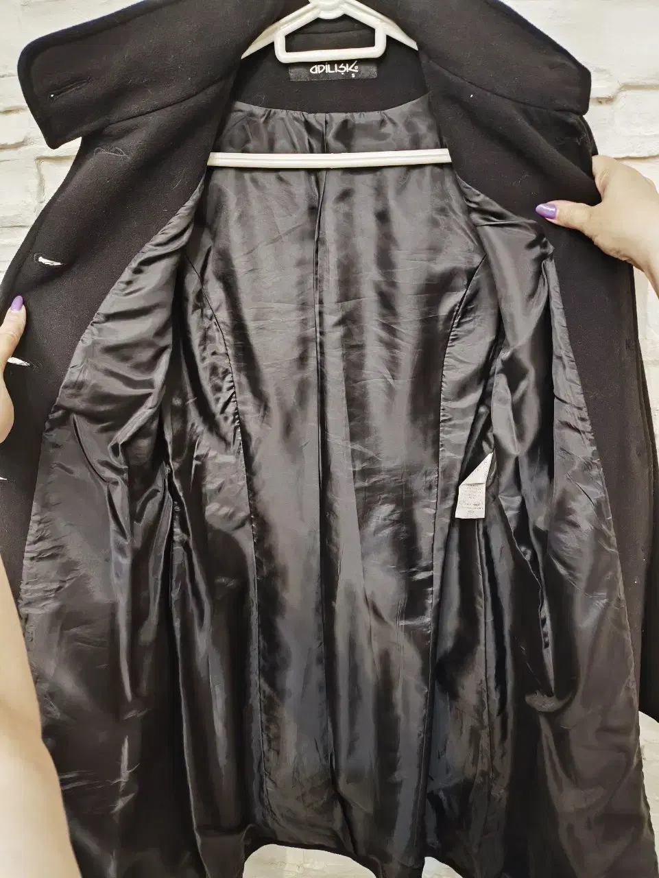 پالتو اصل ترک پارچه ماهوت ایتالیایی سایز 38 الی 40|لباس|مشکین‌دشت, |دیوار