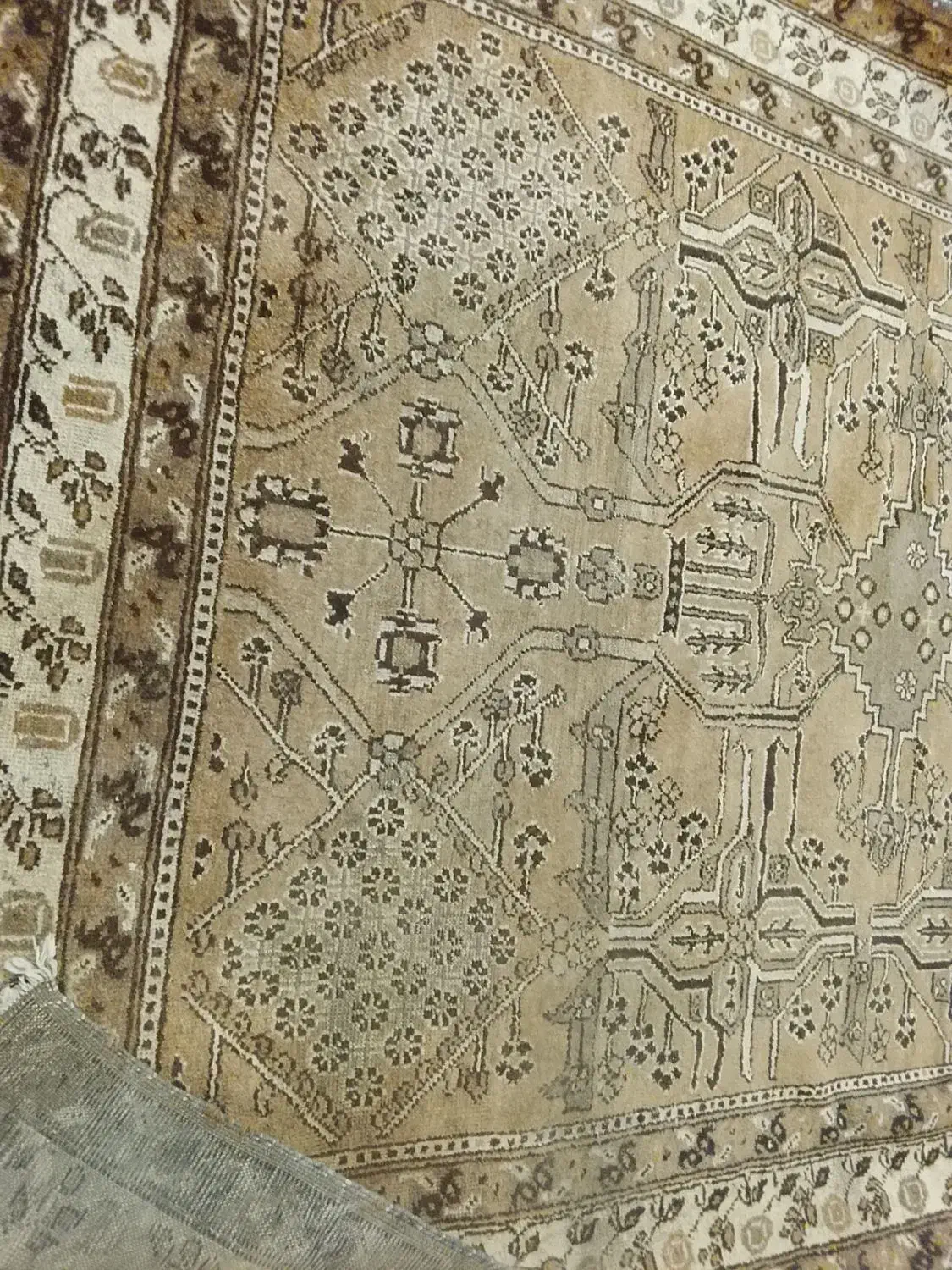 دو تا فرش12و3متری قدمت قاجار دست بافت|فرش|لواسان, |دیوار