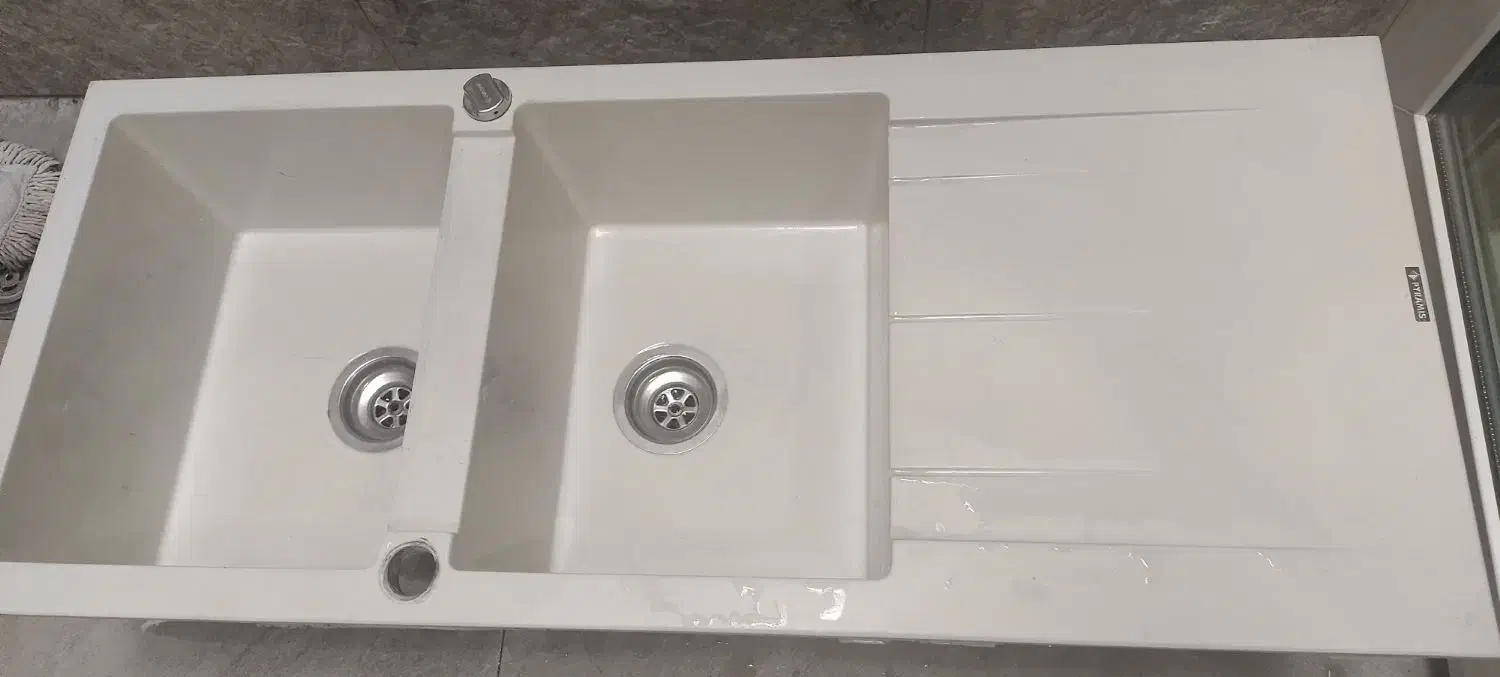 سینک گرانیتی سفید رنگ|مصالح و تجهیزات ساختمان|تهران, دروس|دیوار