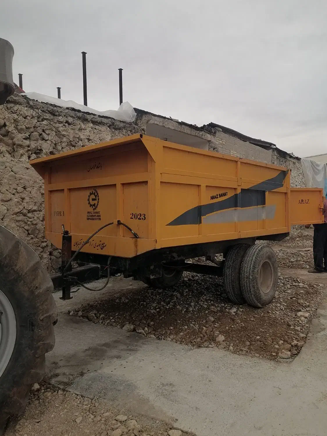 فروش تراکتور با تریلی|خودرو سنگین|باشت, |دیوار