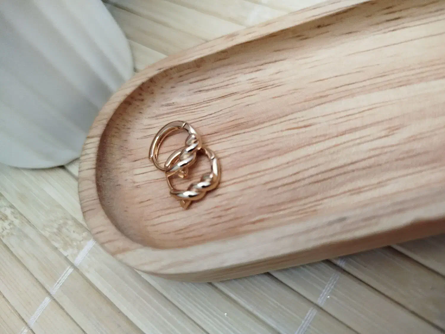 گوشواره روزمره ژوپینگ آبکاری طلا|بدلیجات|قم, در بهشت|دیوار