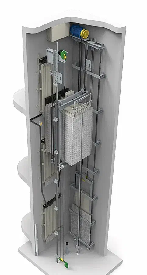 نصب و تعمیر انواع آسانسور 1به1 MRL کششی. هیدرولیک|خدمات پیشه و مهارت|زاهدان, |دیوار