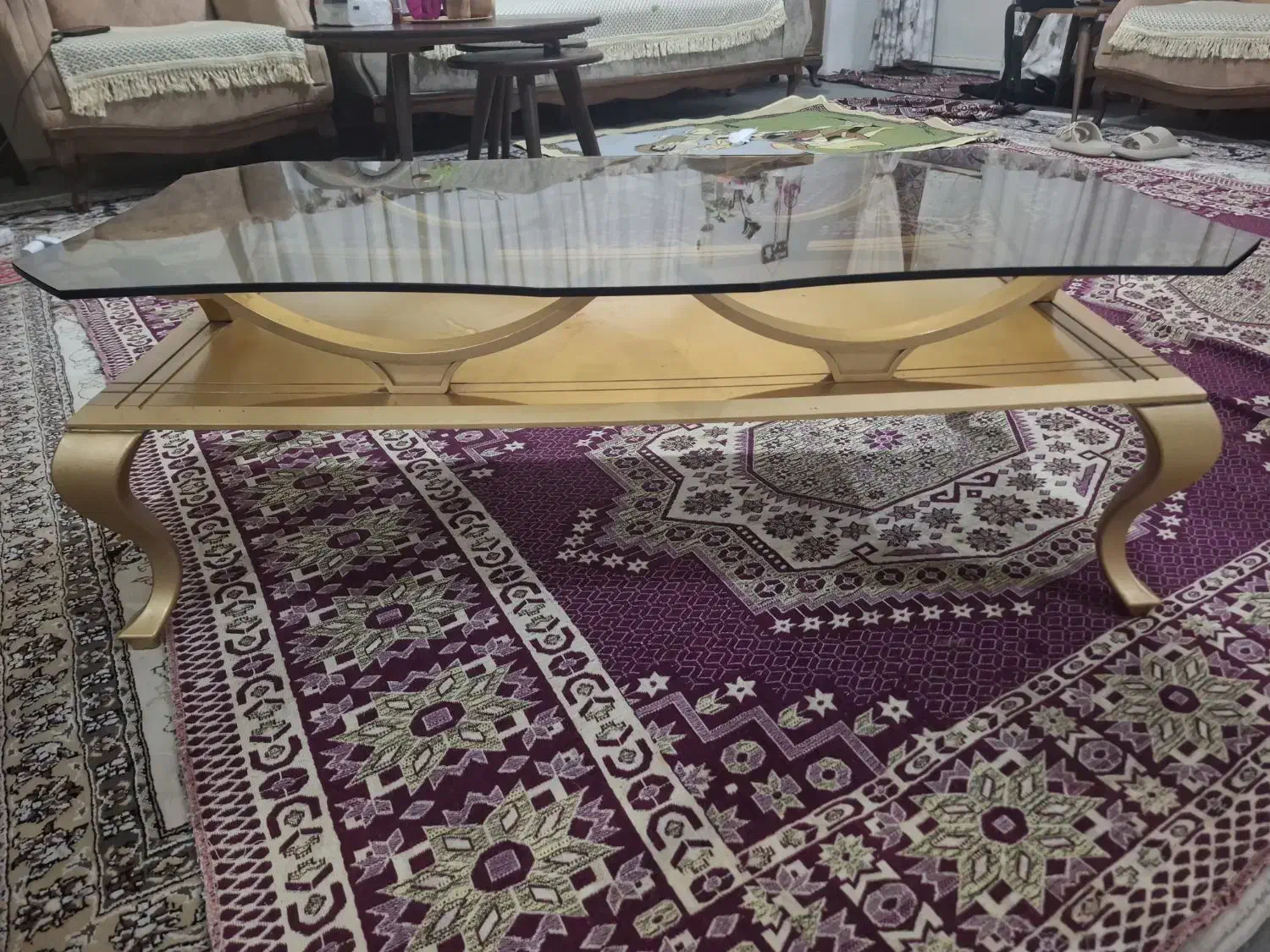 میز جلو مبلی|مبلمان خانگی و میز عسلی|شاندیز, |دیوار