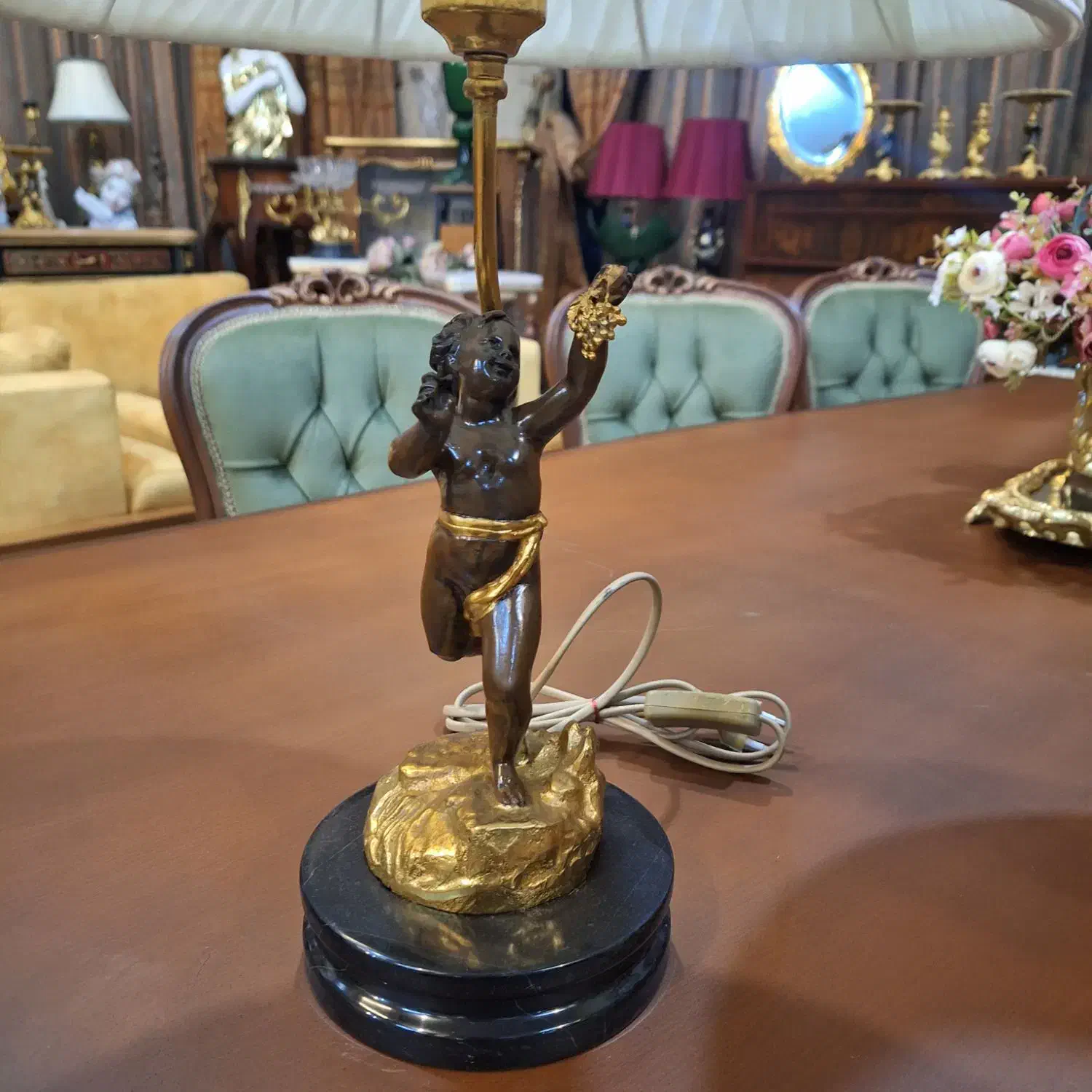 جفت آباژور برنز|چراغ خواب و آباژور|تهران, کامرانیه|دیوار