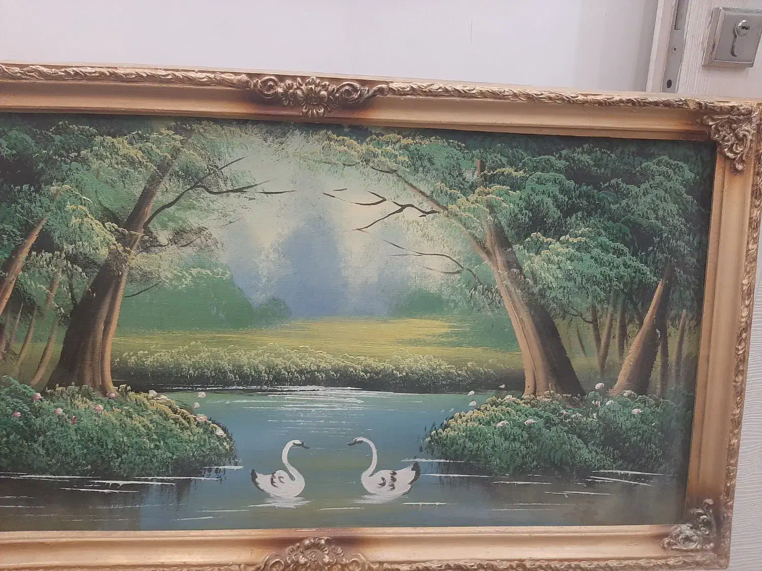 تابلو نقاشی آبرنگ|تابلو، نقاشی، عکس|قم, شهرک قدس|دیوار