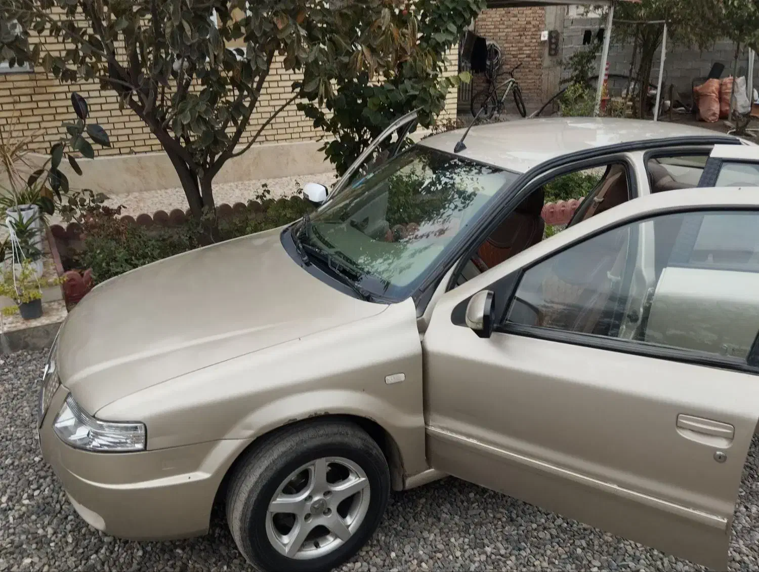 سمند مدل 88 رنگ بژ|خودرو سواری و وانت|پارس‌آباد, |دیوار