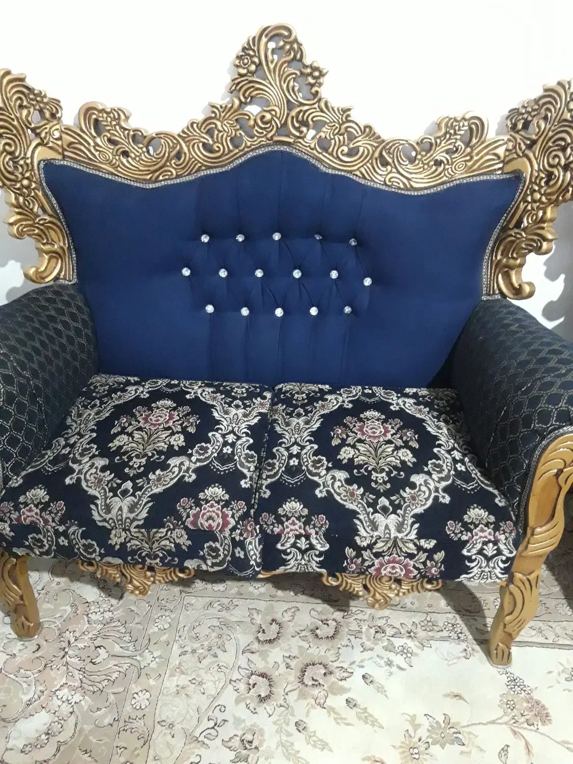 مبل سلطنتی شیک ۷ نفره|مبلمان خانگی و میز عسلی|خرم‌آباد, |دیوار